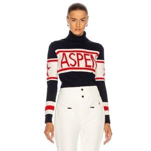 Perfect Moment Schild Sweater Navy Blue Aspen Merino Wool
